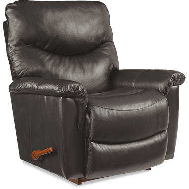 La Z Boy Randell Leather Match Rocking Recliner Reviews Wayfair